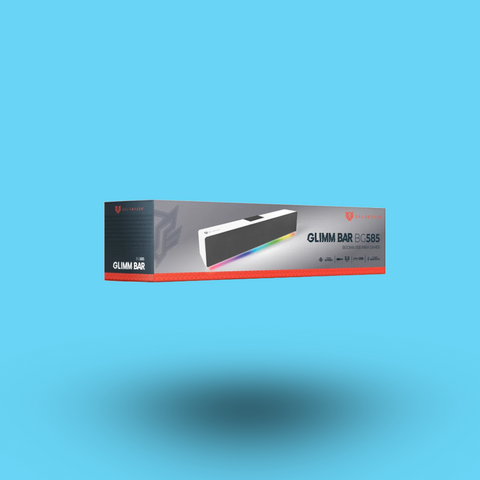 BOCINA GAMER BALAM RUSH GLIMM BAR BG585 BLUETOOH 10W BLANCO (BR-936965 )