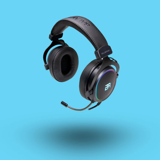 AUDIFONOS DIADEMA GAMER BALAM RUSH ORPHIX HS980 OVER-EAR USB 7.1 CANALES RGB MIC FLEXIBLE NEGRO  (BR-922982)