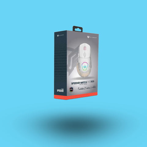 MOUSE BALAM RUSH SPEEDER MATCH MG959 ALAMBRICO 10000DPI USB BLANCO (BR-936835)