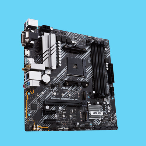 TARJETA MADRE ASUS PRIME B550M-A AC SOCKET AM4 ATX WIFI 4DDR4 128GB 4800MHZ (PRIME B550-A AC)