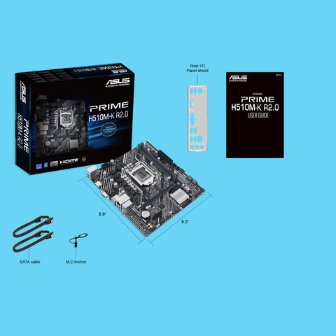 TARJETA MADRE ASUS PRIME H510M-K R2.0 SOCKET 1200  INTEL HDMI 64GB 2DDR4 (PRIME H510M-K R2.0)