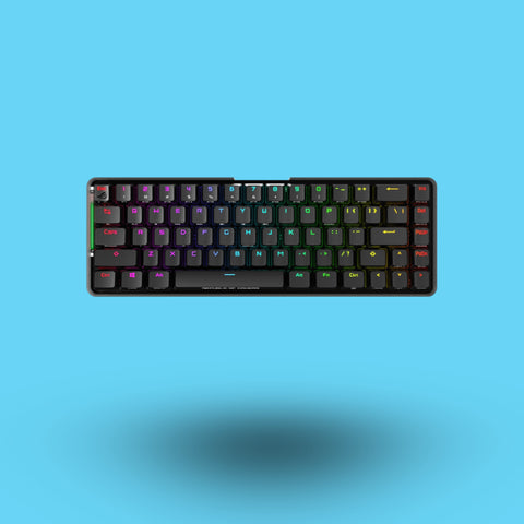 TECLADO GAMER ASUS M601 ROG FALCHION NX RGB MECANICO SWITCH ROG NX BROWN INALAMBRICO NEGRO (M601 ROG FALCHION NX/NXBN/US)