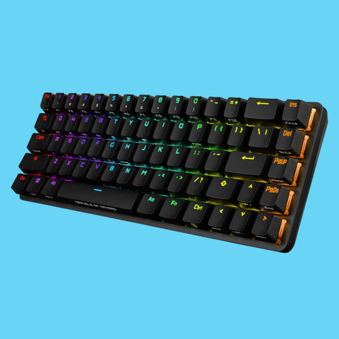 TECLADO GAMER ASUS M601 ROG FALCHION NX RGB MECANICO SWITCH ROG NX BROWN INALAMBRICO NEGRO (M601 ROG FALCHION NX/NXBN/US)