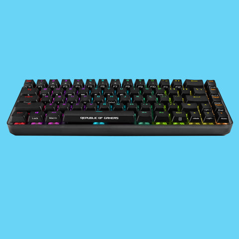 TECLADO GAMER ASUS M601 ROG FALCHION NX RGB MECANICO SWITCH ROG NX BROWN INALAMBRICO NEGRO (M601 ROG FALCHION NX/NXBN/US)