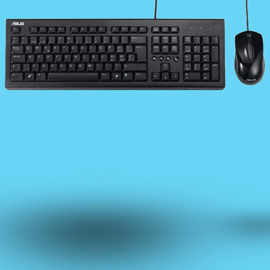KIT DE TECLADO Y MOUSE U2000 ALAMBRICO USB NEGRO (90-XB1000KM00040)