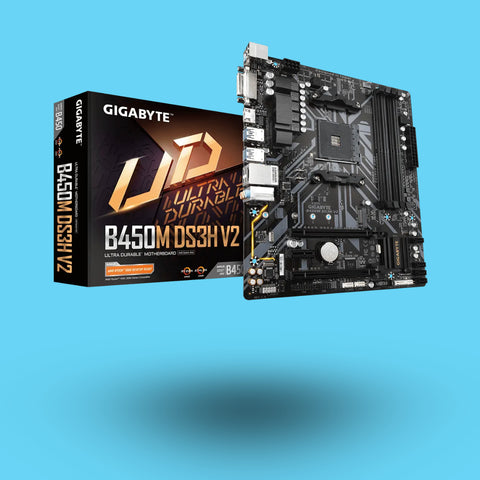 TARJETA MADRE GIGABYTE B450M DS3H V2 SOCKET AM4 MICRO ATX 128GB 4DDR4 128GB PCIE HDMI (B450M DS3H V2)
