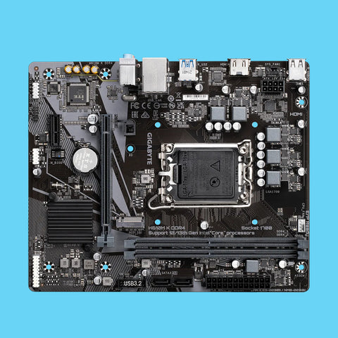 TARJETA MADRE GIGABYTE H610M K DDR4 SOCKET 1700 2DDR4 HDMI (H610M K DDR4)