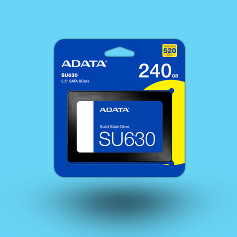 UNIDAD DE ESTADO SOLIDO SSD 240GB ADATA 2.5 SU630  SATA III (ASU630SS-240GQ-R)