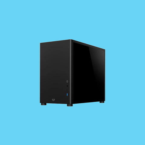 GABINETE GAMER BALAM RUSH ERIS JET GI985 MICRO TORRE SON VENTANA SIN FUENTE NEGRO (BR-934947)