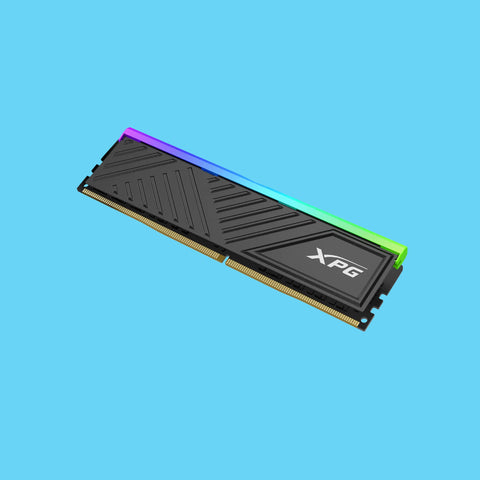 MEMORIA RAM XPG SPECTRIX D35G RGB DDR4 3200MHZ 8GB NON-ECC CL16 XMP NEGRO (AX4U32008G16A-SBKD35G)