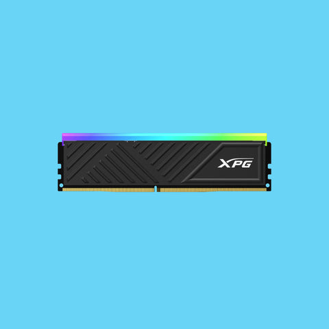 MEMORIA RAM XPG SPECTRIX D35G RGB DDR4 3200MHZ 8GB NON-ECC CL16 XMP NEGRO (AX4U32008G16A-SBKD35G)