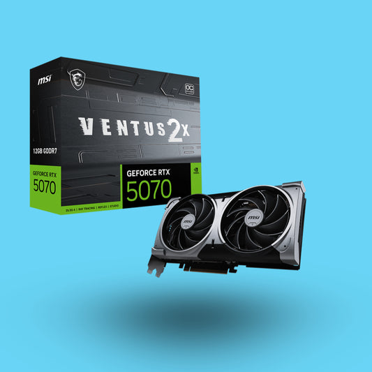 TARJETA DE VIDEO MSI NVIDIA GEFORCE RTX 5070 12G VENTUS 2X OC 12GB 192-BIT GDDR7 PCI EXPRESS 5.0 (RTX 5070 12G VENTUS 2X OC)