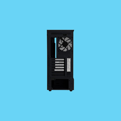 GABINETE GAMER BALAM RUSH TANK SUPER 9200 TB ATX MEDIA TORRE 3 FAN ARGB CRISTAL TEMPLADO SIN BORDES USB-C NEGRO (BR-938723)