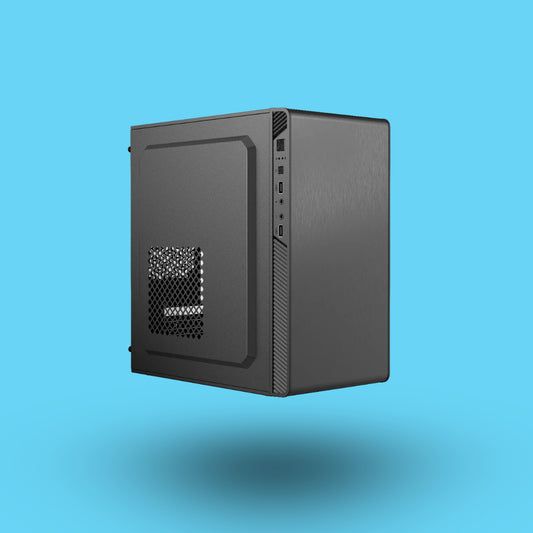 GABINETE ACTECK PERFORMANCE II GI215  MICRO TORRE FUENTE 500W FULL METALICO NEGRO (AC-935777)
