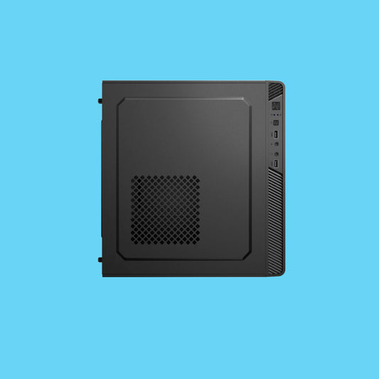GABINETE ACTECK PERFORMANCE II GI215  MICRO TORRE FUENTE 500W FULL METALICO NEGRO (AC-935777)