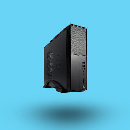 GABINETE ACTECK BROKK SLIM M-ATX FUENTE 450W 1 VENTILADOR FULL METALICO NEGRO (AC-922760)