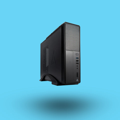 GABINETE ACTECK BROKK SLIM M-ATX FUENTE 450W 1 VENTILADOR FULL METALICO NEGRO (AC-922760)