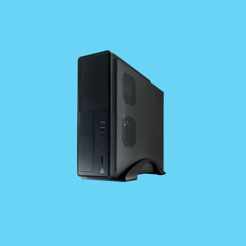 GABINETE ACTECK BROKK SLIM M-ATX FUENTE 450W 1 VENTILADOR FULL METALICO NEGRO (AC-922760)
