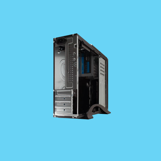 GABINETE ACTECK BROKK SLIM M-ATX FUENTE 450W 1 VENTILADOR FULL METALICO NEGRO (AC-922760)