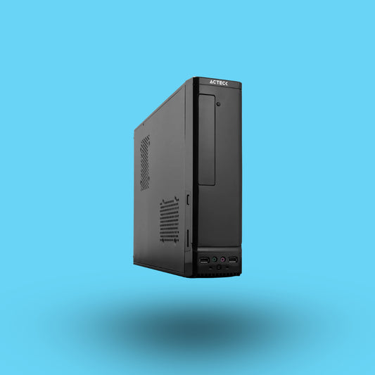 GABINETE SLIM ATOM ACTECK MICRO ATX/MINI ITX/FUENTE DE 450W/ SLIM (AC-929042)