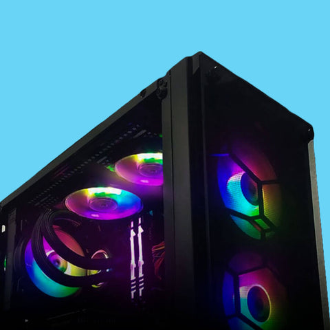 GABINETE REDRAGON WHEELJACK GC606 GAMER ATX ACERO PLATICO Y VIDRIO TEMPLADO 3VENTILADORES SIN FUENTE NEGRO(GC-606BK-3RGB)