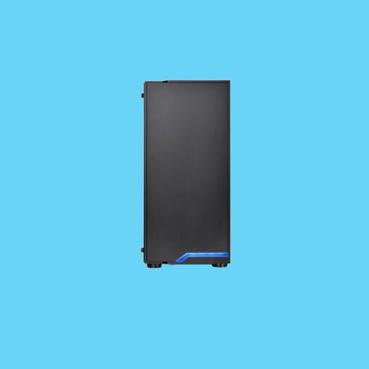 GABINETE THERMALTAKE H100 TG BLACN/WIN 1/120MMM BLUE LED FAN  (CA-1L4-00M1WN-00)