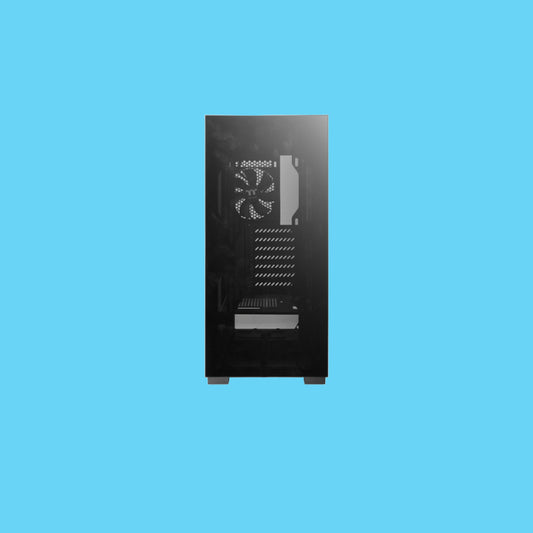 GABINETE THERMALTAKE VERSA T25 CON VENTANA RGB MEDIA TORRE ATX MICRO SIN FUENTE VENTILADOR RGB NEGRO (CA-1R5-00M1WN-00)