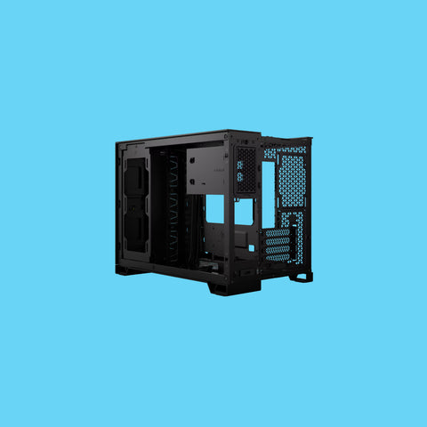GABINETE CORSAIR 2500D AIRFLOW NEGRO SEMITORRE 2 CAMARAS MATX MITX CRISTALTEMPLADO GAMER (CC-9011263-WW)