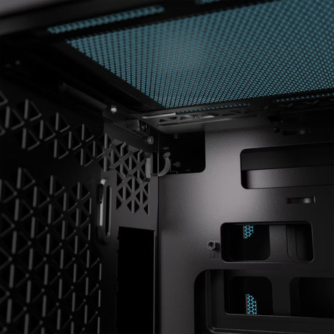 GABINETE CORSAIR 2500D AIRFLOW NEGRO SEMITORRE 2 CAMARAS MATX MITX CRISTALTEMPLADO GAMER (CC-9011263-WW)