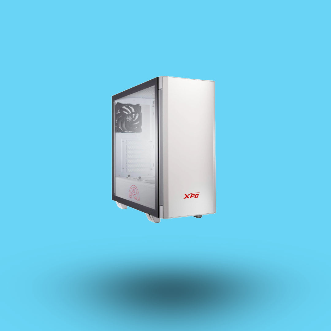 GABINETE GAMER ADATA XPG MEDIA TORRE VIDRIO TEMPLADO MINI ITX MICRO ATX ATX BLANCO (INVADER-WHCWW)