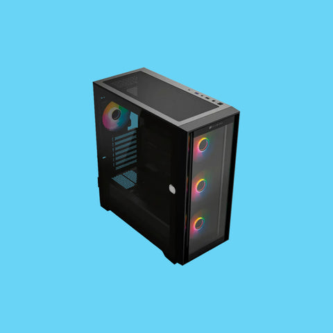 GABINETE BALAM RUSH CARBONO TWIN MATE 9000 CON VENTANA RGB FULL-TOWER ATX/E-ATXMICRO-ATX/MINI-ITX USB 3.0/2.0 SIN FUENTE 4 VENTILADORES RGB INSTALADOS NEGRO (BR-938754)
