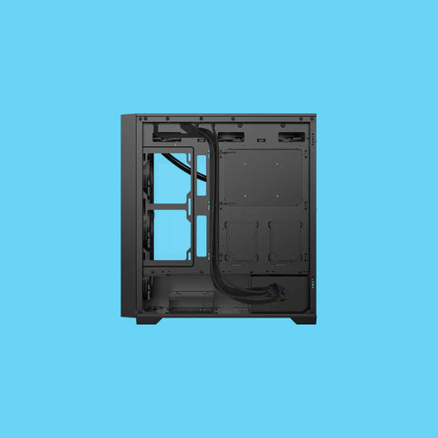 GABINETE BALAM RUSH CARBONO TWIN MATE 9000 CON VENTANA RGB FULL-TOWER ATX/E-ATXMICRO-ATX/MINI-ITX USB 3.0/2.0 SIN FUENTE 4 VENTILADORES RGB INSTALADOS NEGRO (BR-938754)