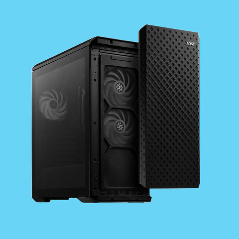 Gabinete Gamer XPG Defender Pro Ventana ARGB sin Fuente Negro