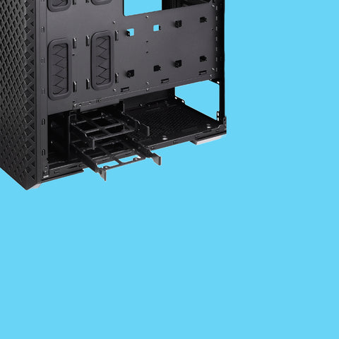 Gabinete Gamer XPG Defender Pro Ventana ARGB sin Fuente Negro