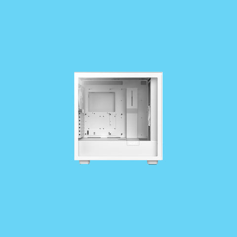 GABINETE NZXT H7 FLOW CON VENTANA MIDI-TOWER MINI-ITX  USB SIN FUENTE BLANCO MATE (CM-H71FW-01)