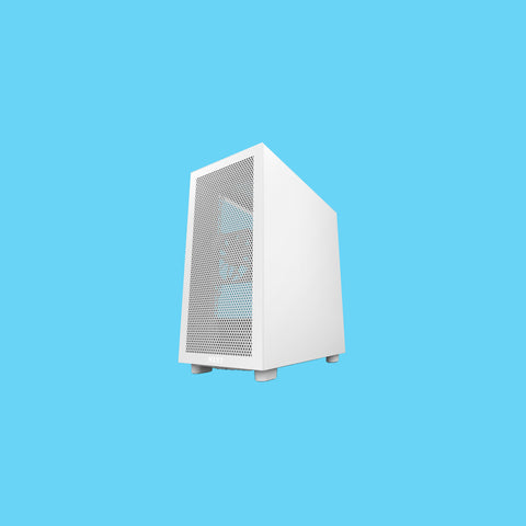 GABINETE NZXT H7 FLOW CON VENTANA MIDI-TOWER MINI-ITX  USB SIN FUENTE BLANCO MATE (CM-H71FW-01)