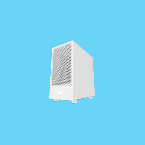 GABINETE NZXT H5 FLOW CON VENTANA USB SIN FUENTE 2 VENTILADORES BLANCO (CC-H51FW-01)