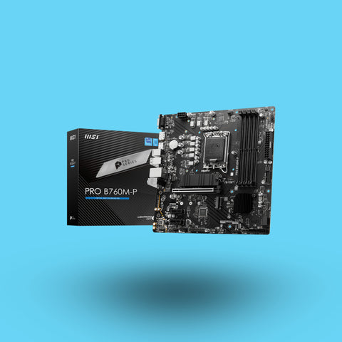 TARJETA MADRE MSI PRO B760M-P M.2PCIE 4.0 DDR5 4X128 6800 SOCKET LGA1700 INTEL (PRO-B760M-P)
