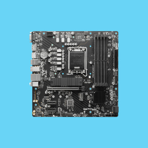 TARJETA MADRE MSI PRO B760M-P M.2PCIE 4.0 DDR5 4X128 6800 SOCKET LGA1700 INTEL (PRO-B760M-P)