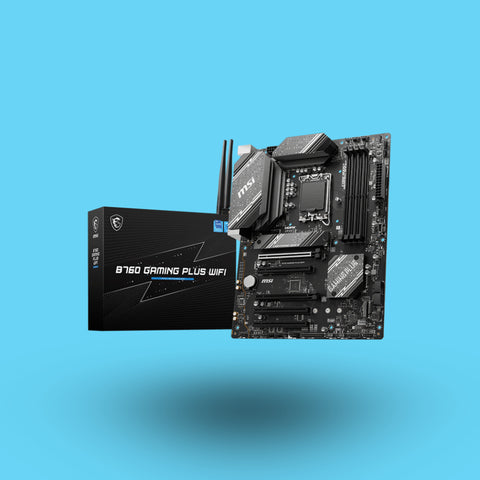 TARJETA MADRE MSI ATX B760 GAMING PLUS WIFI S-1700 INTEL B760 HDMI 256GB DDR5 PARA INTEL (B760 GAMING PLUS WIFI)