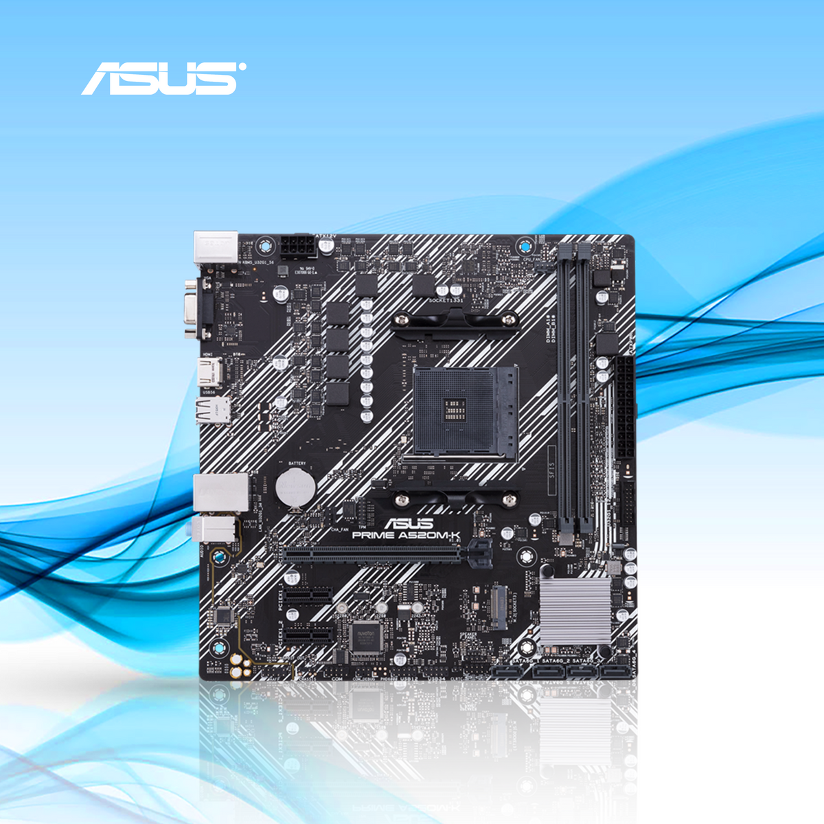 TARJETA MADRE ASUS PRIME A520M-K/CSM MICRO-ATX SOCKET AM4 64GB DDR4 HDMI (PRIME A520M-K/CSM)