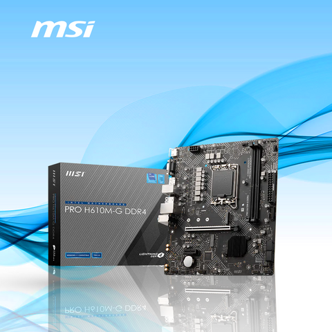 TARJETA MADRE MSI PRO H610M-G DDR5 LGA 1700 HDMI VGA (PRO H610M-G)