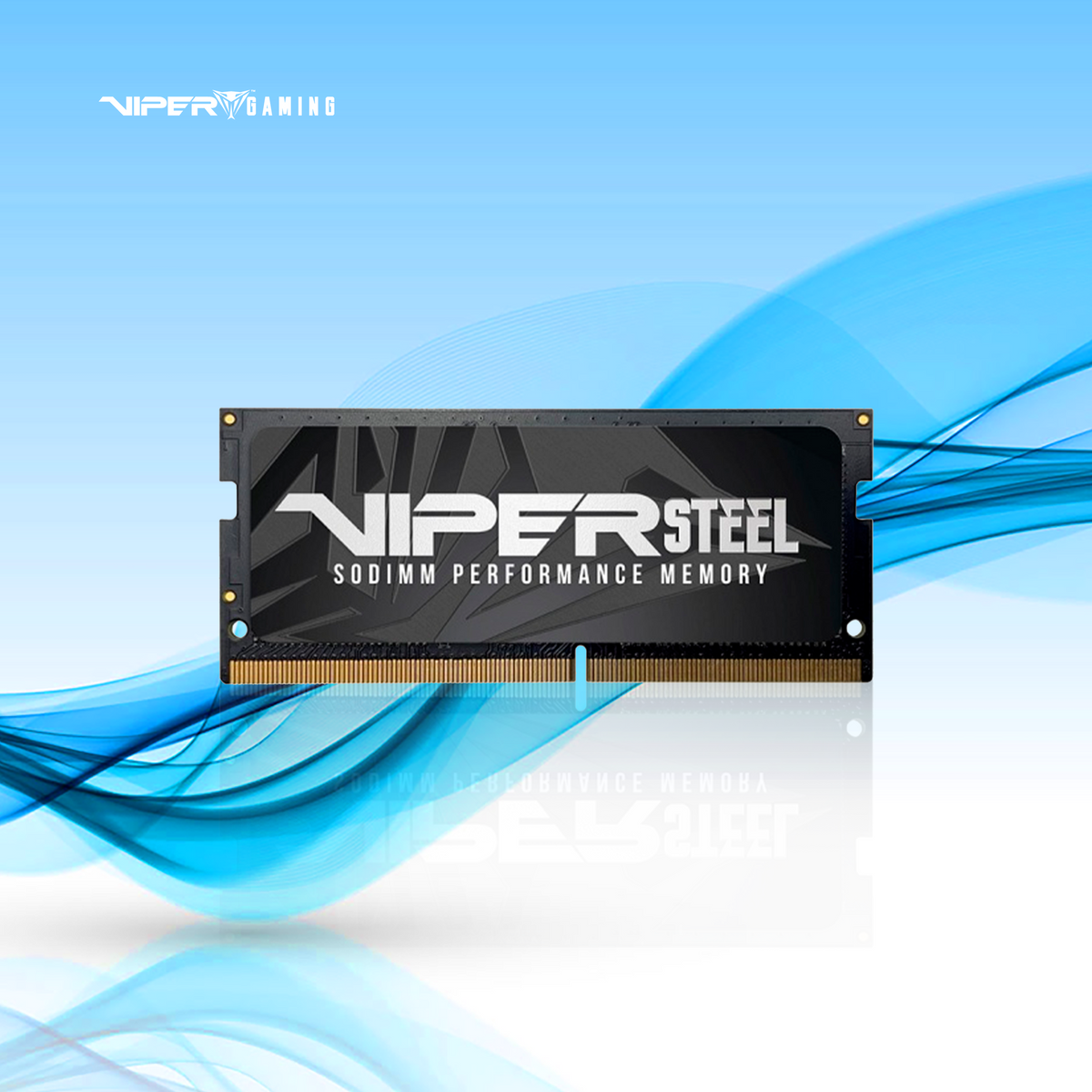 MEMORIA RAM SODIMM PATRIOT VIPER STEEL DDR4 16GB 3200MHZ NON-ECC CL-18 (PVS416G320C8S)