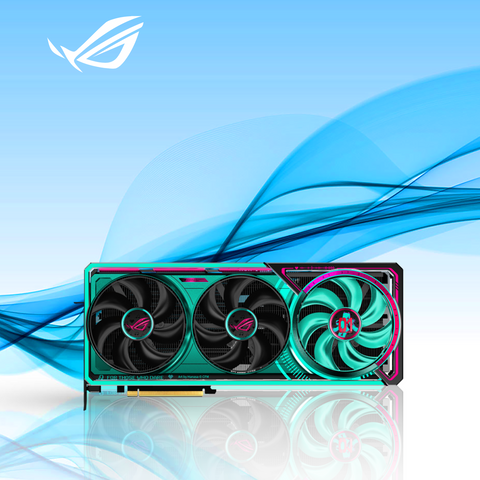 TARJETA DE VIDEO ASUS ROG ASTRAL RTX5080 O16G GDDR7 EDICION HATSUNE MIKU PCIE 5.0 16GB DDR7 HDMI DISPLAYPORT (ROG-ASTRAL-RTX5080-O16G-MIKU-W)