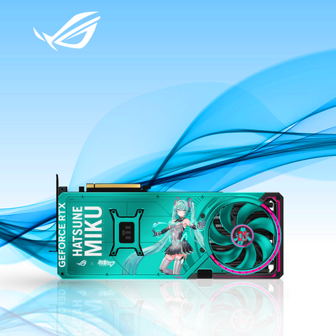 TARJETA DE VIDEO ASUS ROG ASTRAL RTX5080 O16G GDDR7 EDICION HATSUNE MIKU PCIE 5.0 16GB DDR7 HDMI DISPLAYPORT (ROG-ASTRAL-RTX5080-O16G-MIKU-W)
