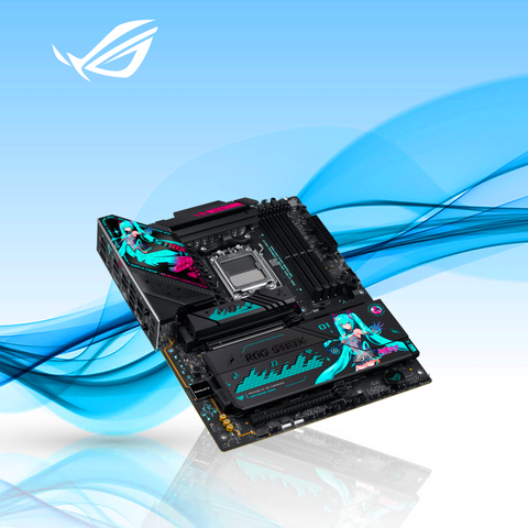 TARJETA MADRE ASUS ROG STRIX X870E-H GAMING WIFI7 EDICION HATSUNE MIKU AM5 DDR5 HDMI USB (ROG STRIX X870E-H GAMING MIKU)