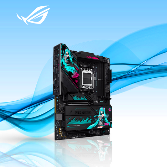 TARJETA MADRE ASUS ROG STRIX X870E-H GAMING WIFI7 EDICION HATSUNE MIKU AM5 DDR5 HDMI USB (ROG STRIX X870E-H GAMING MIKU)