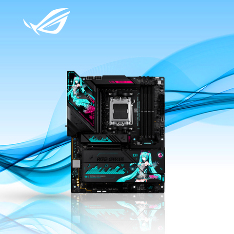 TARJETA MADRE ASUS ROG STRIX X870E-H GAMING WIFI7 EDICION HATSUNE MIKU AM5 DDR5 HDMI USB (ROG STRIX X870E-H GAMING MIKU)