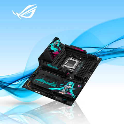 TARJETA MADRE ASUS ROG STRIX X870E-H GAMING WIFI7 EDICION HATSUNE MIKU AM5 DDR5 HDMI USB (ROG STRIX X870E-H GAMING MIKU)