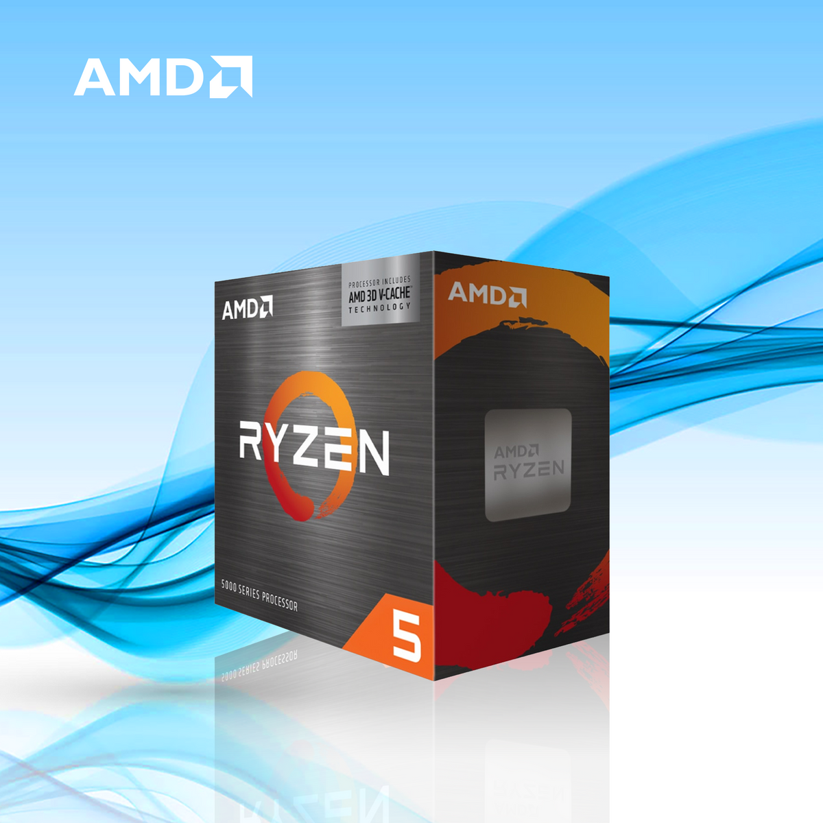 PROCESADOR AMD RYZEN 5 5500X3D SOCKET AM4 4GHZ 6 NUCLEOS 96MB CACHE (100-000001504WOF)